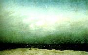 Caspar David Friedrich monk by the sea Germany oil painting artist